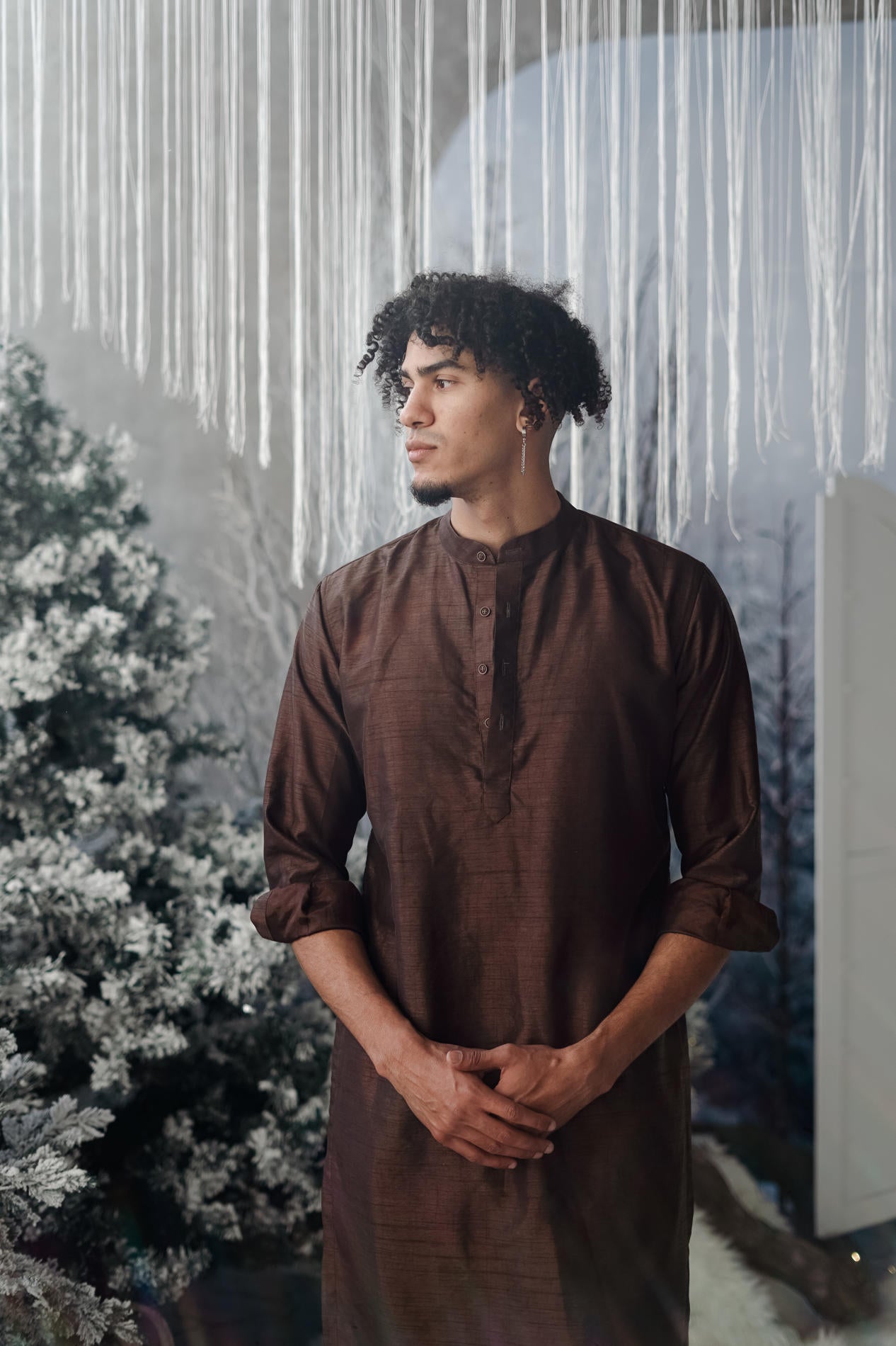 BH Kurtha Set | Brown